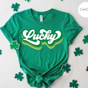 Green Lucky Graphic Tee